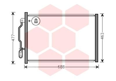 VAN WEZEL Lauhdutin, ilmastointilaite 30005605